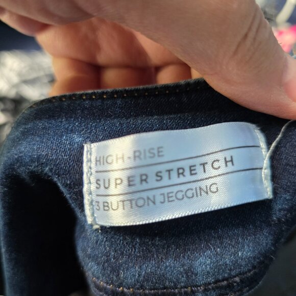 Lane Bryant High Rise Super Stretch 3 Button Jeggings Women's Size 18 - Picture 14 of 14